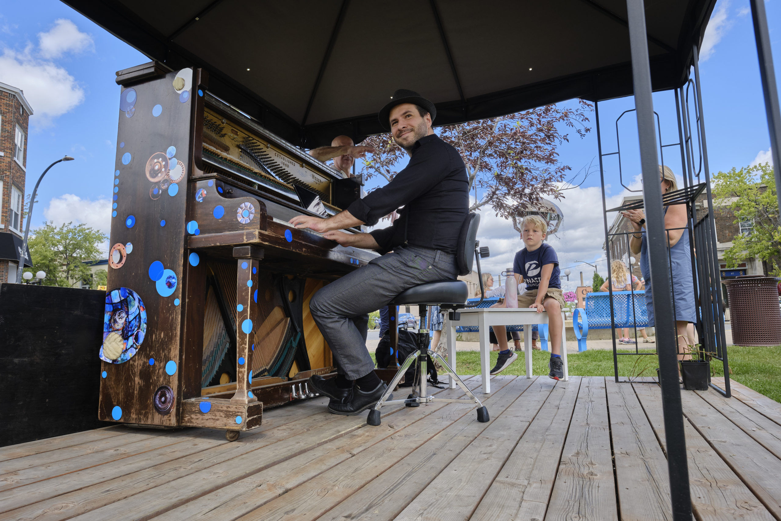 Charles Trudel au Piano Public de Rouyn-Noranda 2021